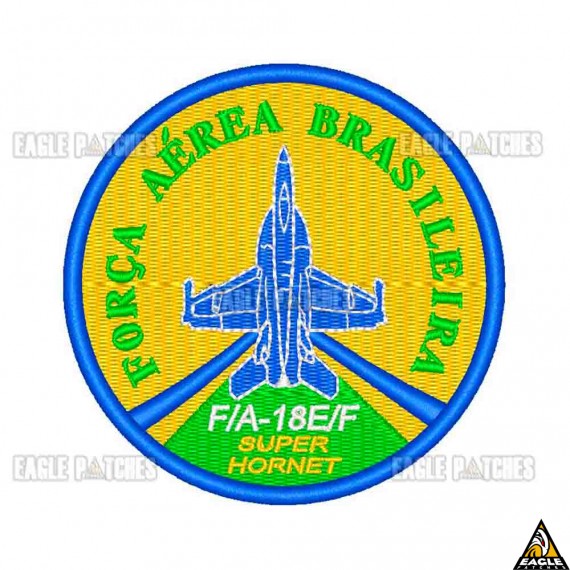 Patch Bordado Força Aérea Brasileira - SUPER HORNET