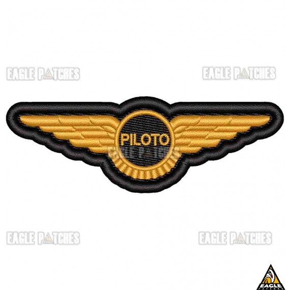 Patch Bordado Insignia - Piloto