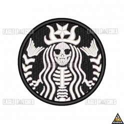 Patch Bordado Bucks Skull