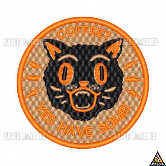 Patch Bordados Coffee Yes Have Some