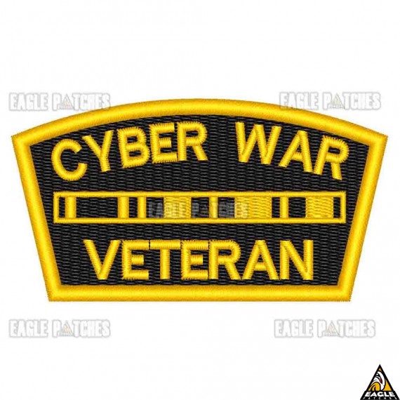 Patch Bordado CYBER WAR VETERAN