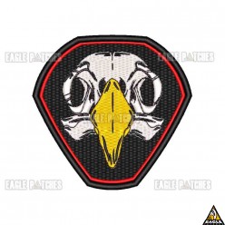 Patch Bordado Eagle Skull