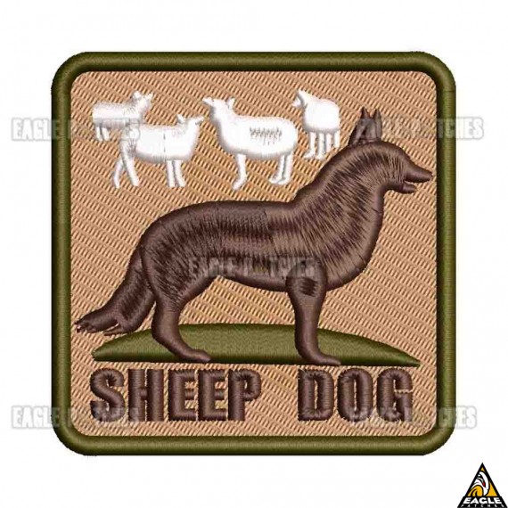 Patch Bordado Sheep Dog