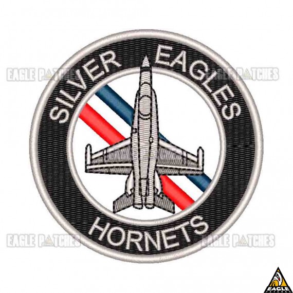 Patch Bordado Silver Eagles - Hornets