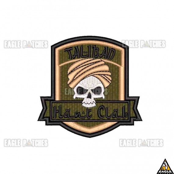 Patch Bordado Taliban Hunt Club - Skull