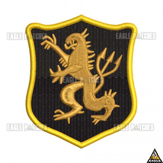 Patch Bordado Devgru Lion Gold Squadron