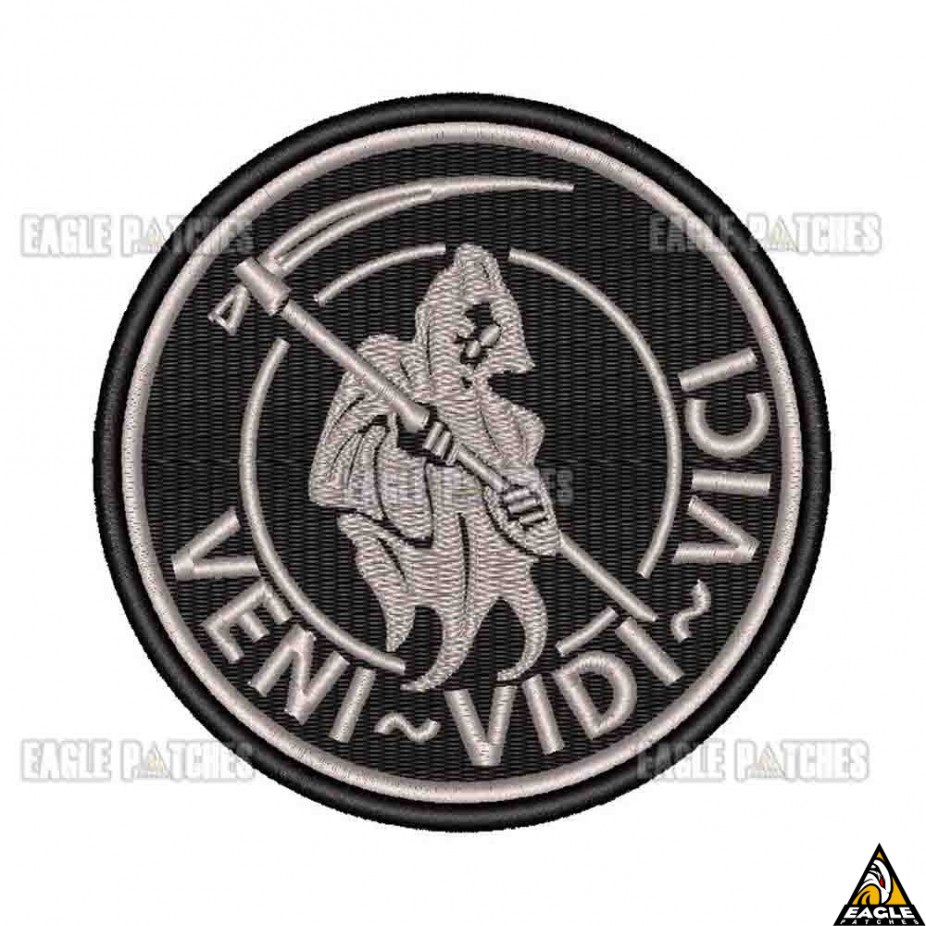 Patch Bordado Veni Vidi Vici - Eu vim eu vi eu conquistei