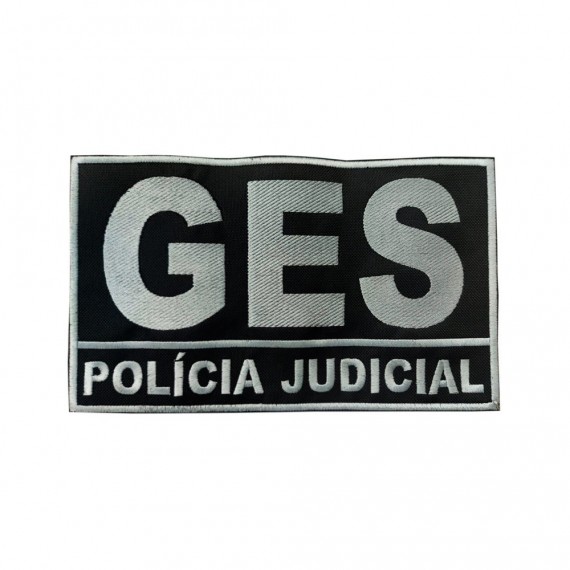 Patch Bordado Colete GES - Polícia Judicial