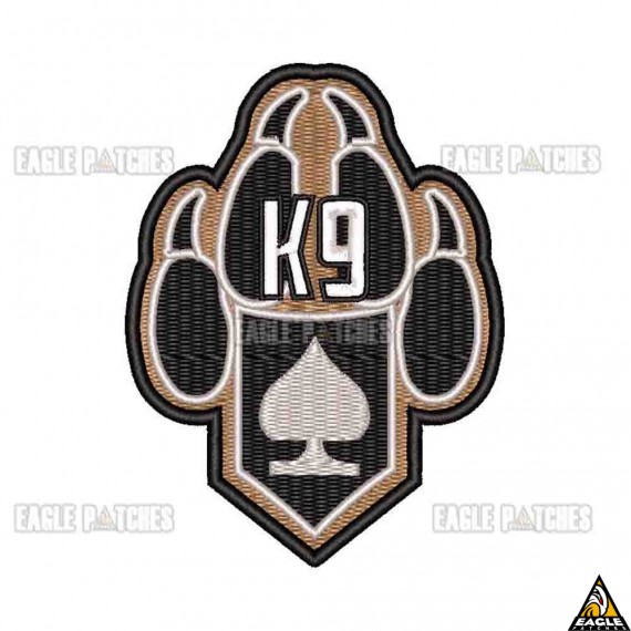 Patch Bordado K9 - Espadas 