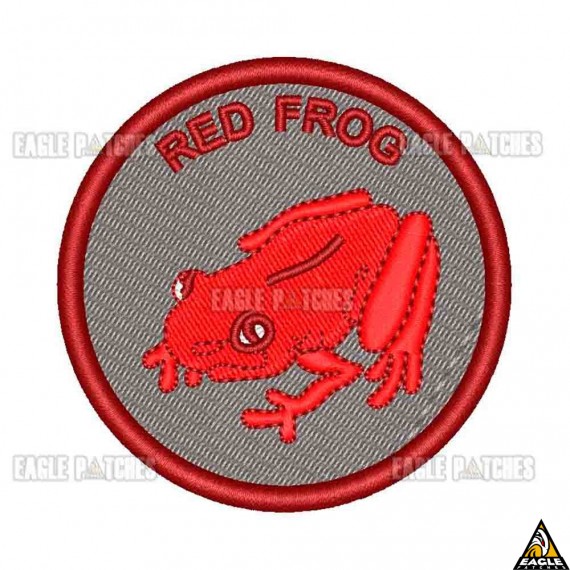 Patch Bordado Red Frog