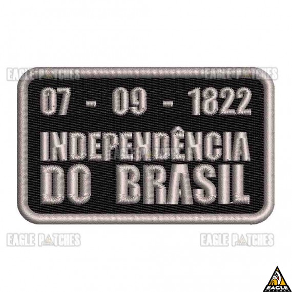 Patch Bordado 07-09-1822 - Independência do Brasil