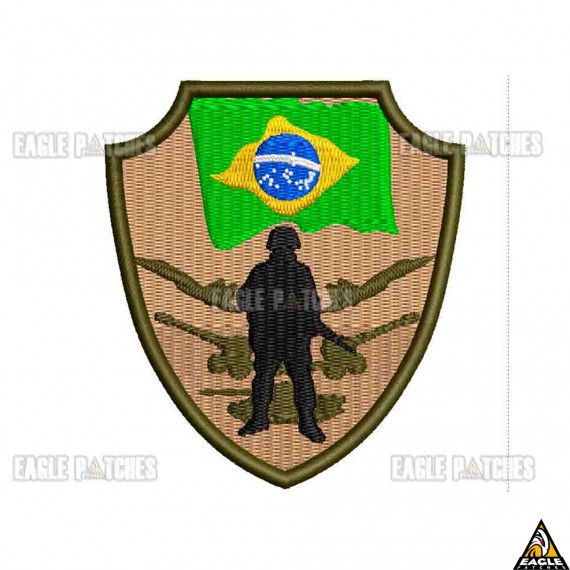 Patch Bordado Army Of Brazil 