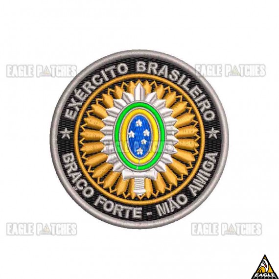Patch Bordado Exército Brasileiro - Braço Forte, Mão Amiga 