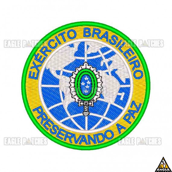 Patch Bordado Exército Brasileiro - Preservando a Paz