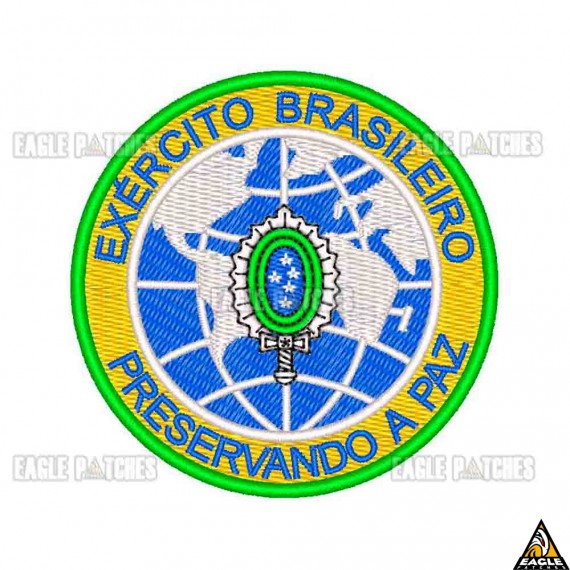 Patch Bordado Exército Brasileiro - Preservando a Paz