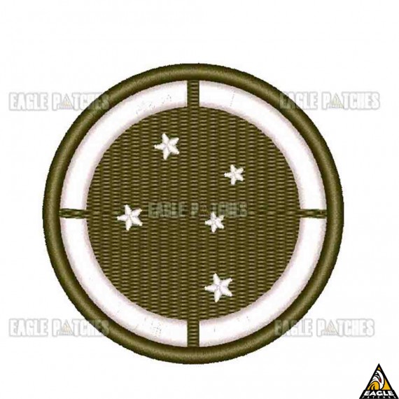 Patch Bordado Insígnia do Exército Brasileiro Verde WWII