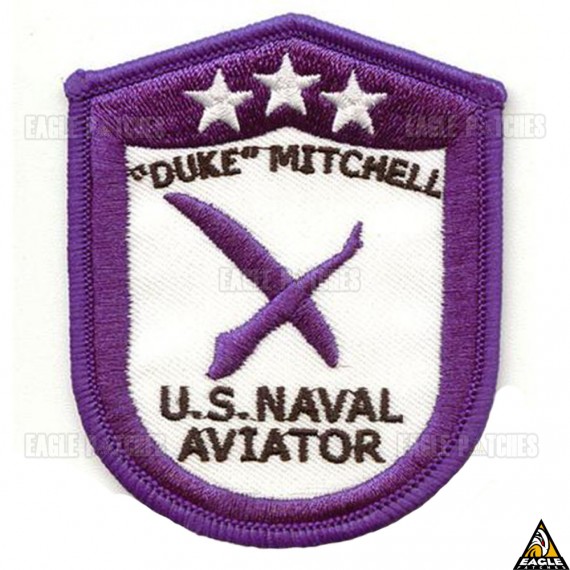 Patch Bordado Top Gun - Duke Mitchell U.S.Naval Aviator