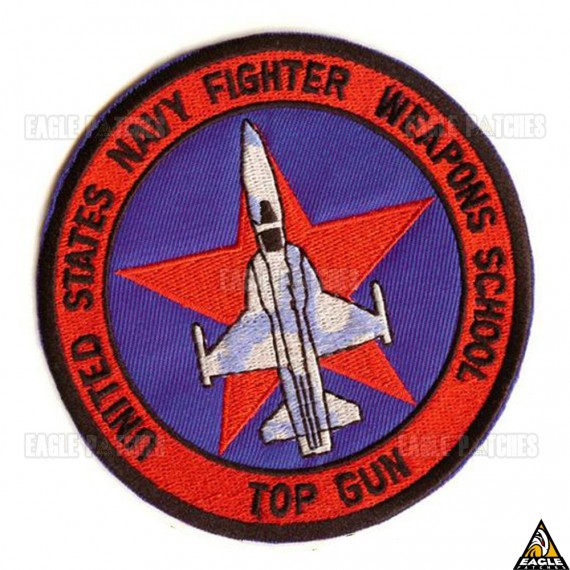 Patch Bordado Top Gun - United States Navy Fighter Weapons School