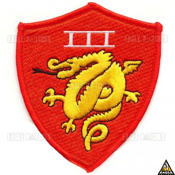 Patch Bordado Top Gun -  3RD USMC AMPHIBIOUS G1