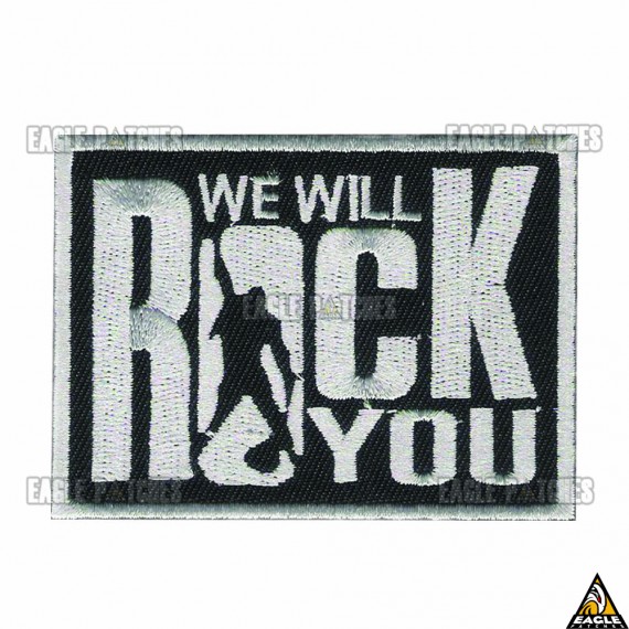 Patch Bordado Queen - We Will Rock You