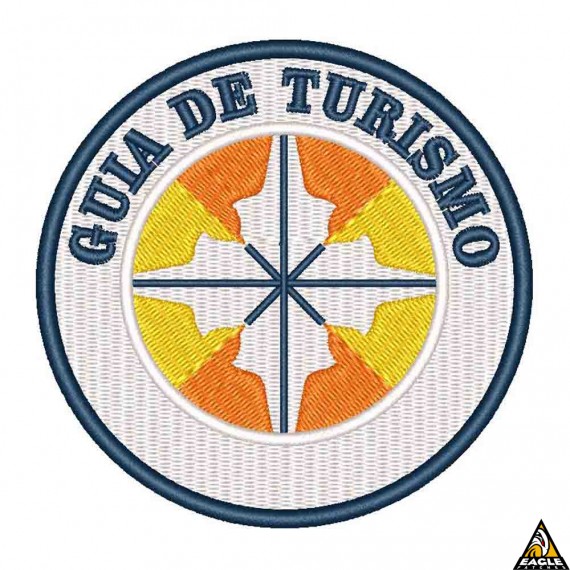 Patch Bordado Guia de Turismo