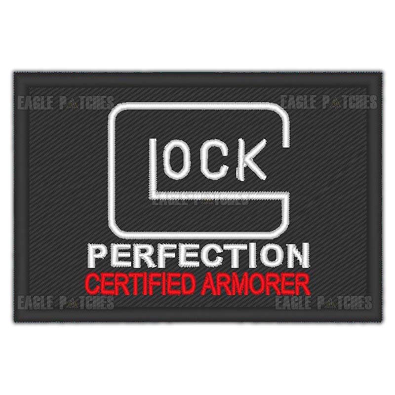 Patch Bordado Glock Certified Armorer
